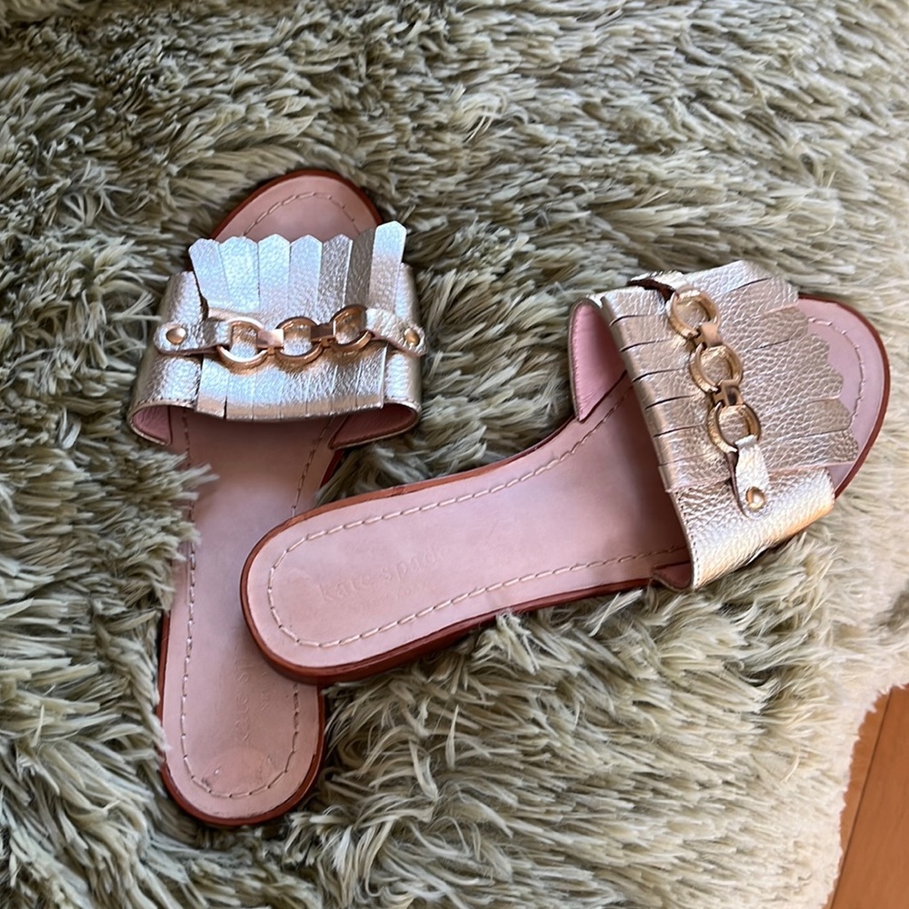 Kate Spade New York Fringe Sandals Size 8M